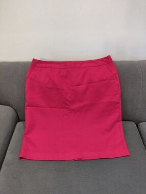 George Red Pencil Skirt